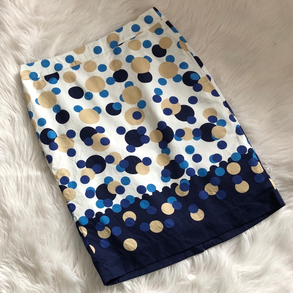 Van Heusen Studio Polka Dot Skirt Sz 2